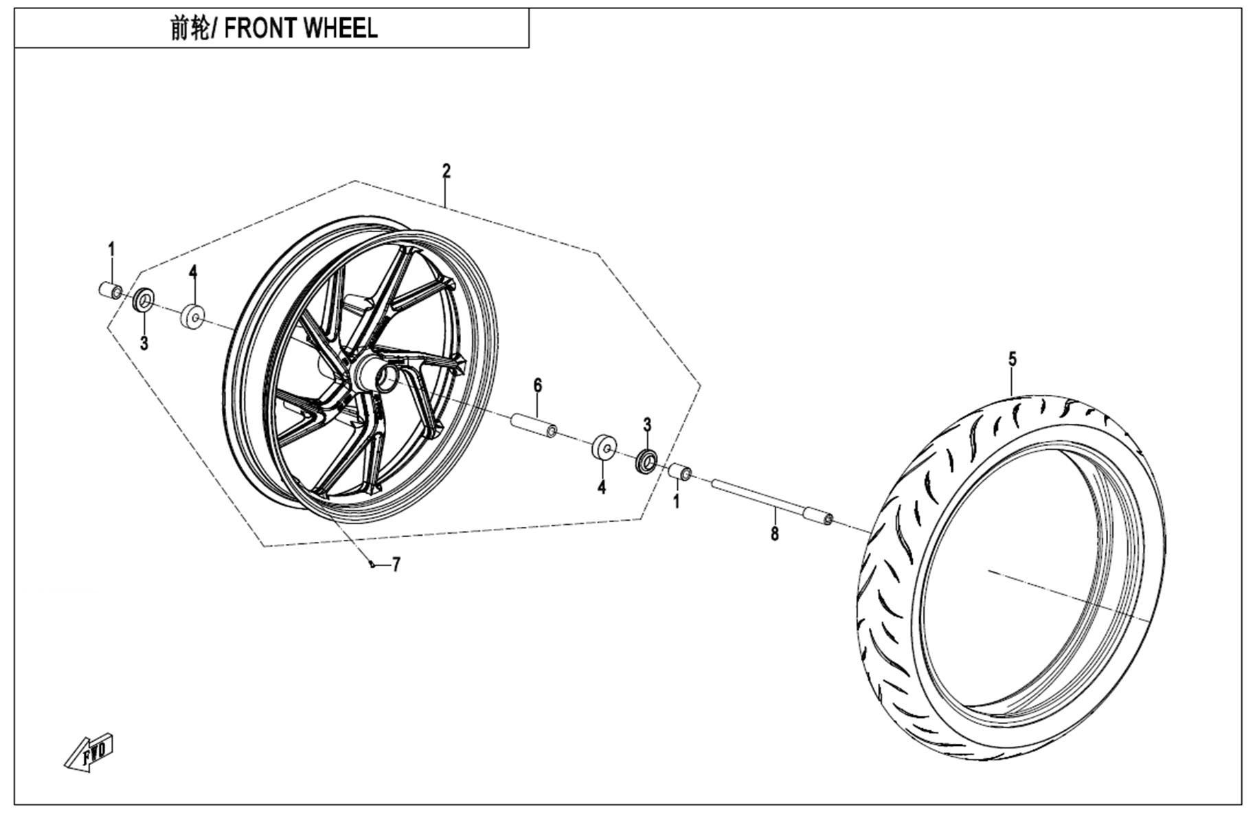 F07 - FRONT WHEEL