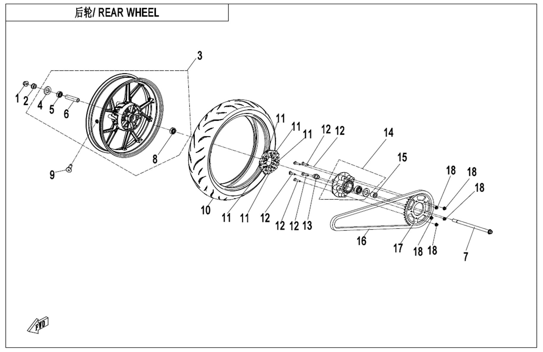 F11 - REAR WHEEL