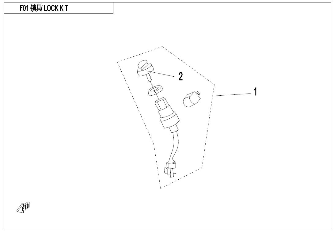 F01 - LOCK KIT