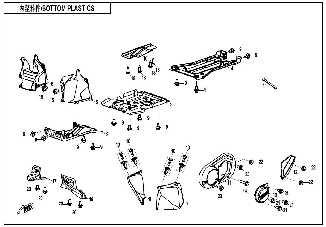 F04-4-V4 - BOTTOM PLASTICS