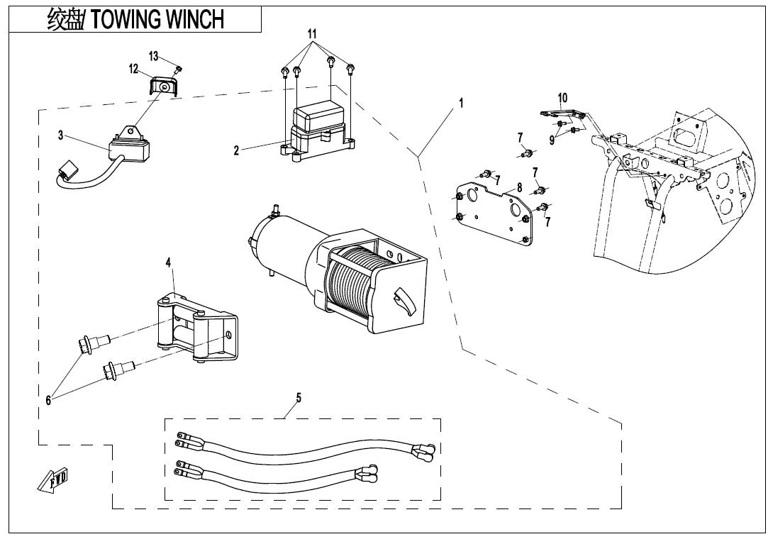 F15-2-V2 - TOWING WINCH