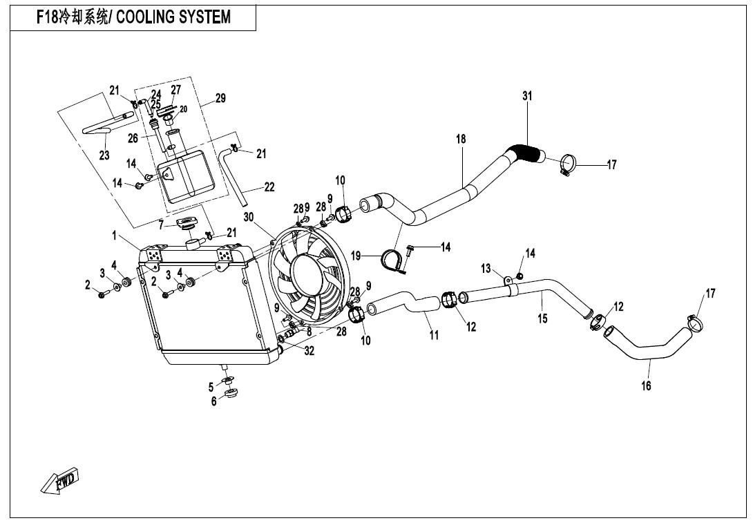 F18-A-V2 - COOLING SYSTEM(OLD)