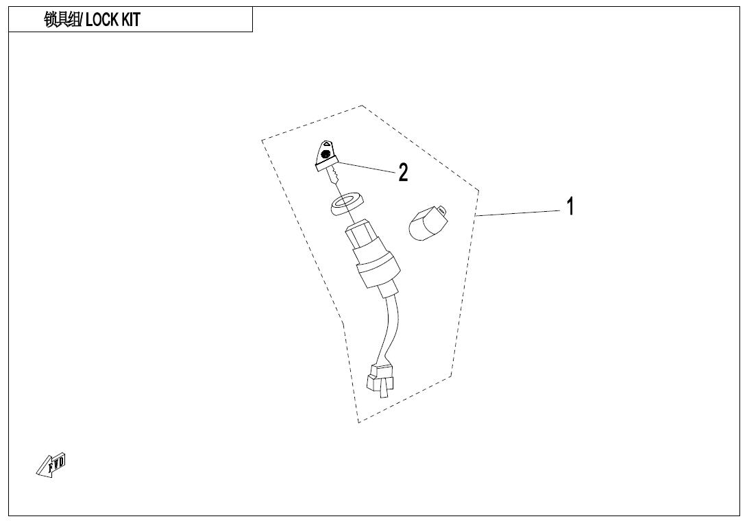 F01-A - LOCK KIT