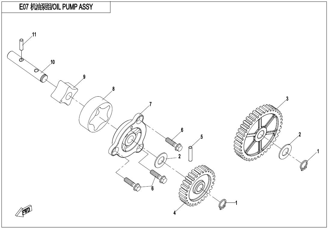 E07 - OIL PUMP ASSY.