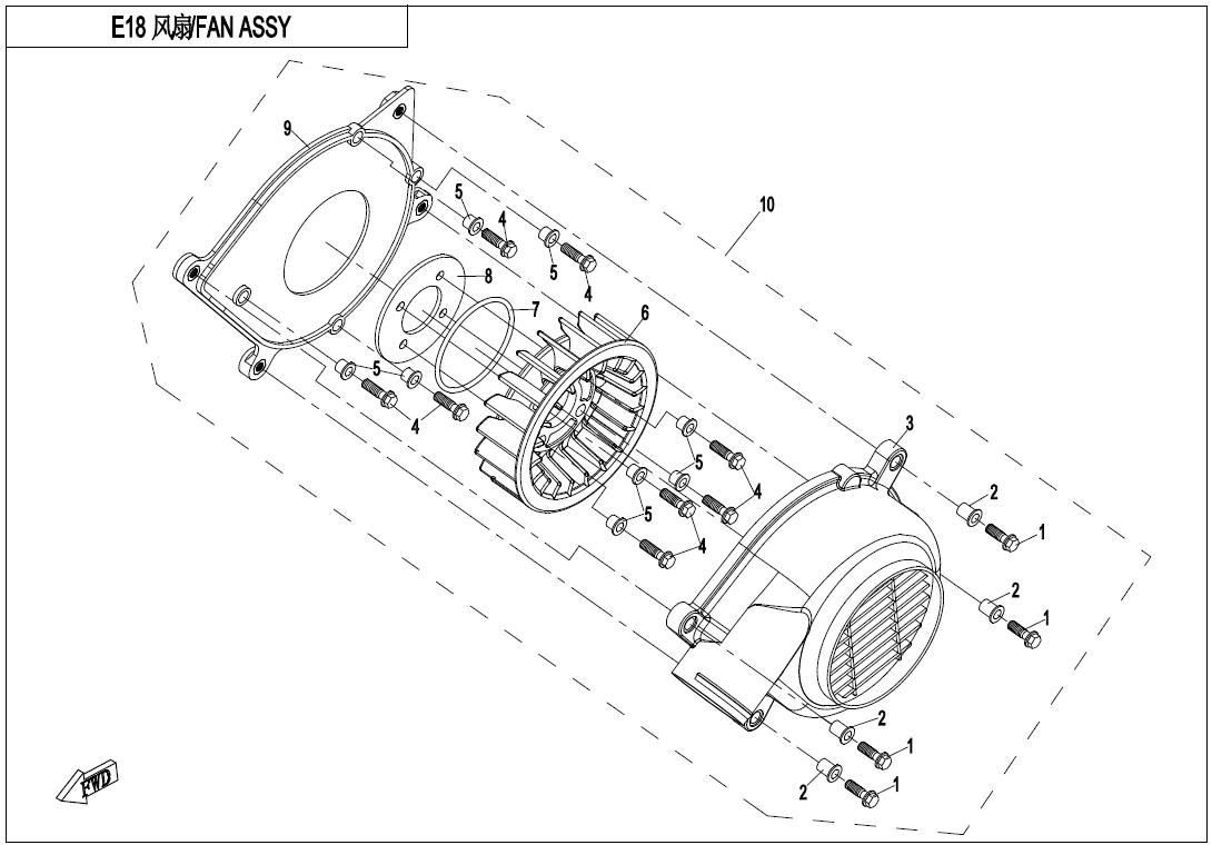 E18 - FAN ASSY.