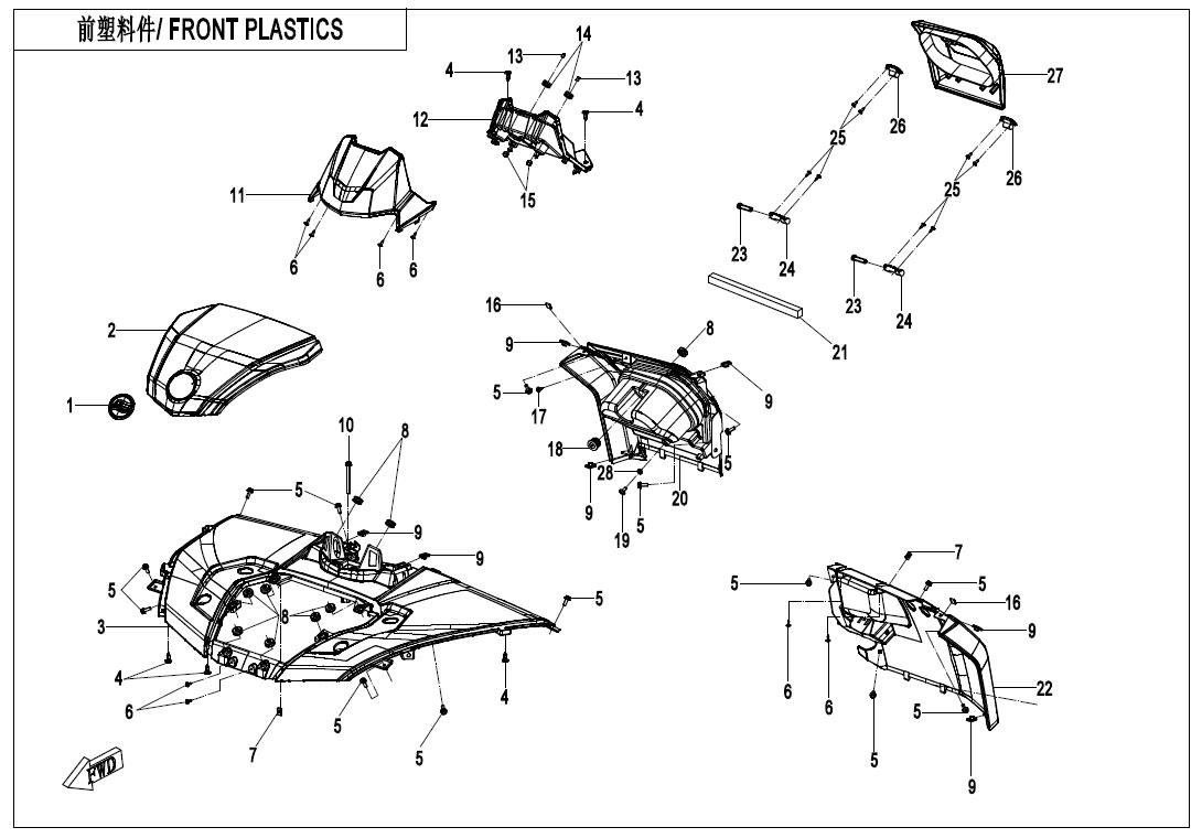 F04-2 - FRONT PLASTICS