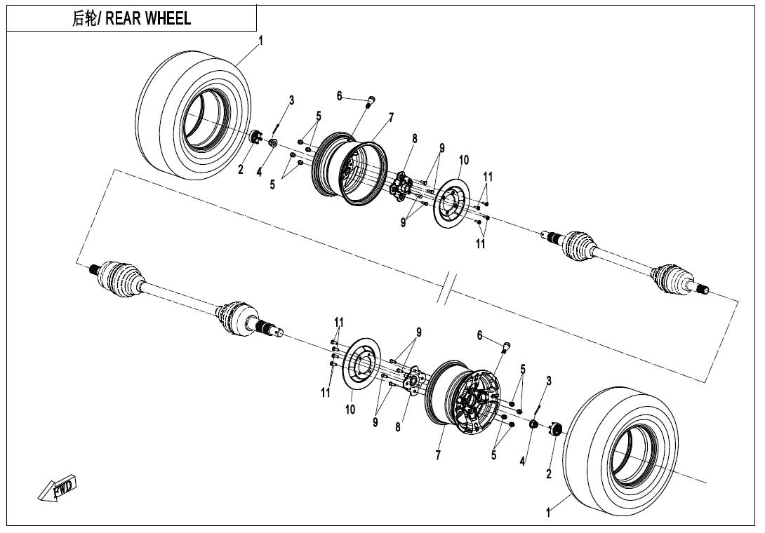 F11 - REAR WHEEL