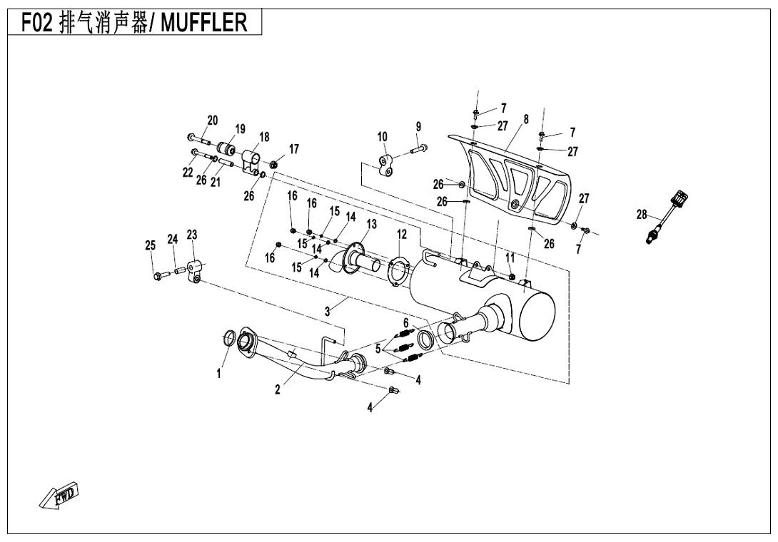 F02-V2 - MUFFLER