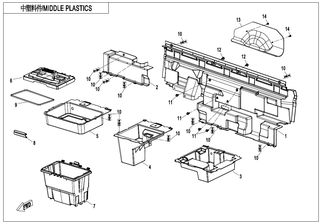 F04-4 - MIDDLE PLASTICS