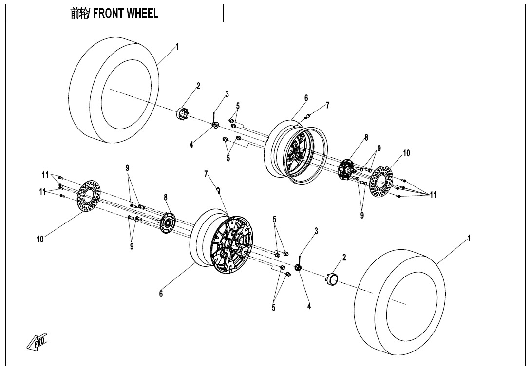 F07-B - FRONT WHEEL