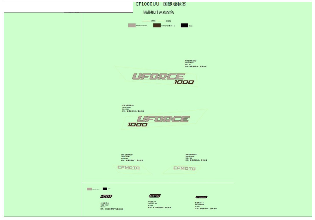 F19-2-F - DECAL KITS (TRUE TIMBER CAMO)