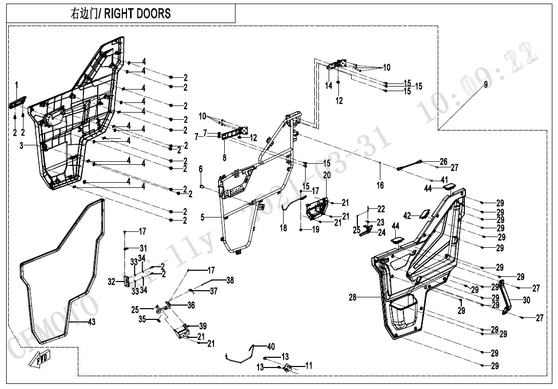 F37-4-V6 - RIGHT DOORS