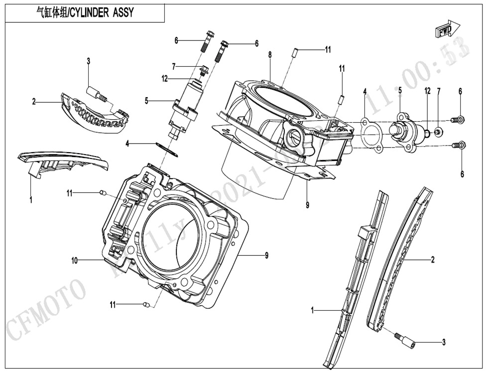 E02-3 - CYLINDER BODY ASSY.