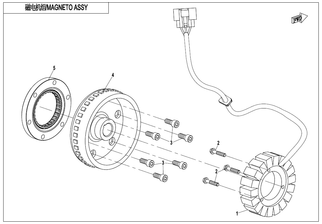 E03-V2 - MAGNETO ASSY.