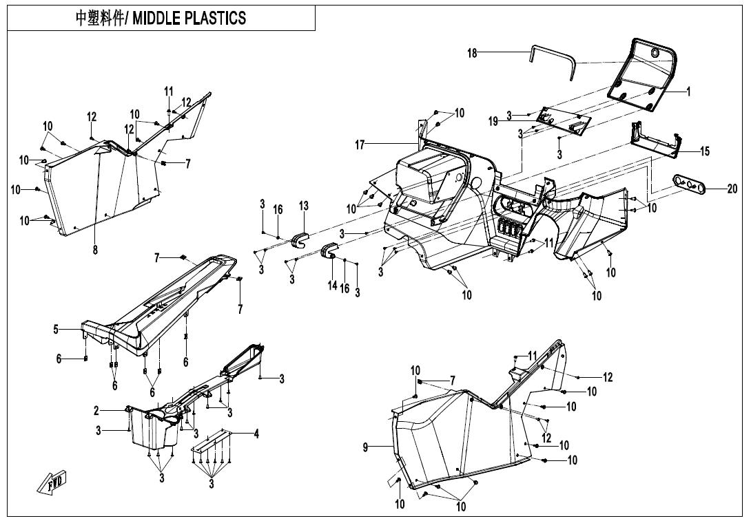 F04-4 - MIDDLE PLASTIC