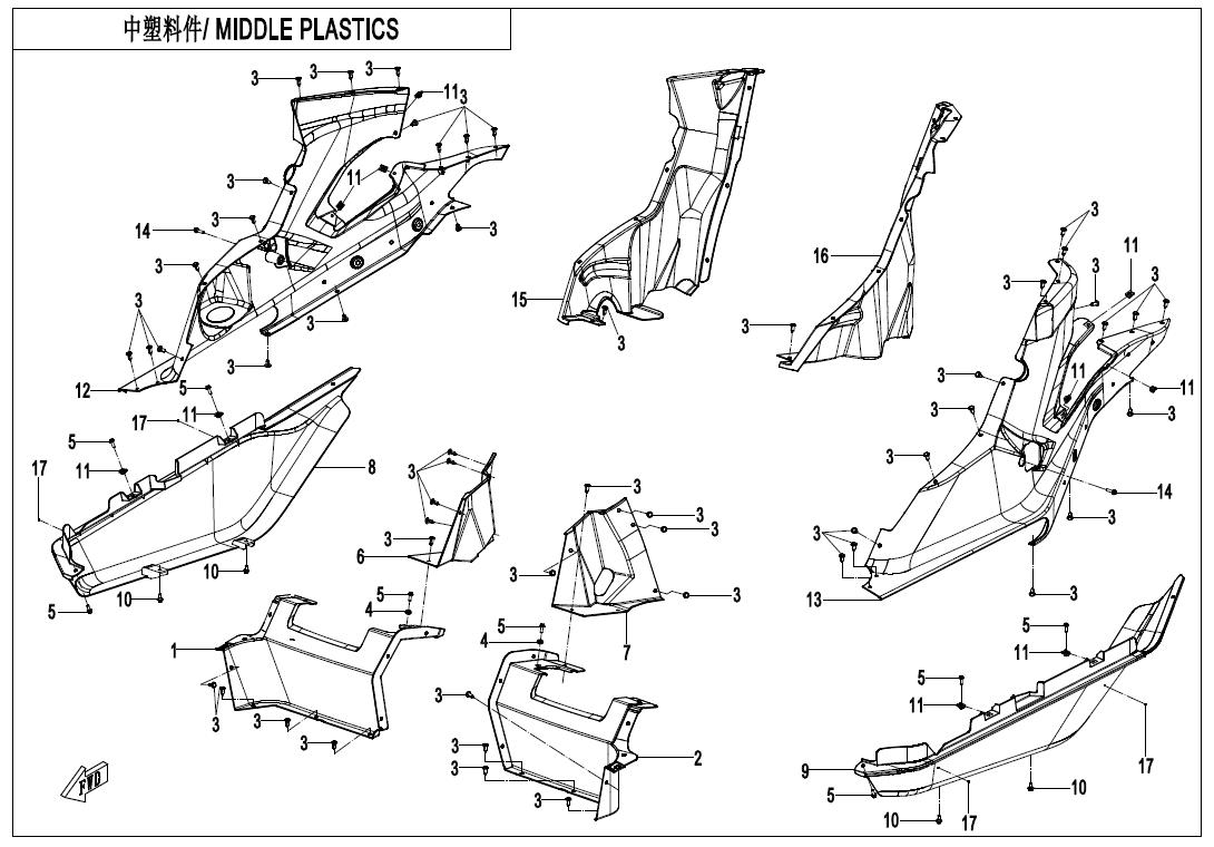 F04-5 - MIDDLE PLASTIC