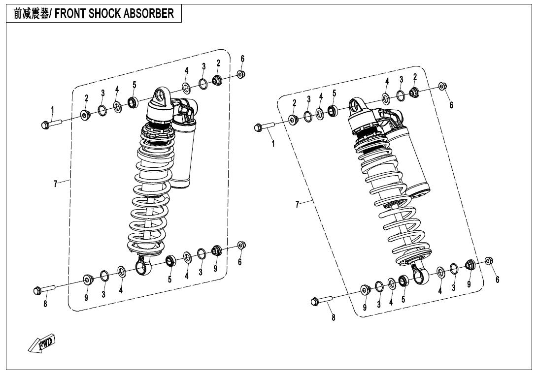 F05-2 - FRONT SHOCK ABSORBER