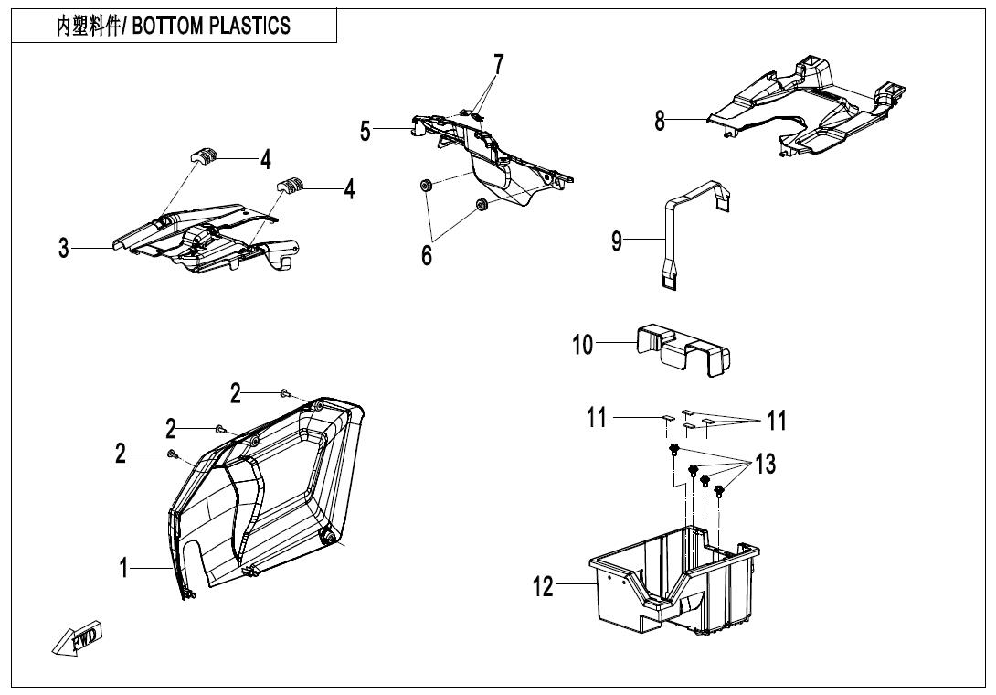 F04-8 - BOTTOM PLASTICS