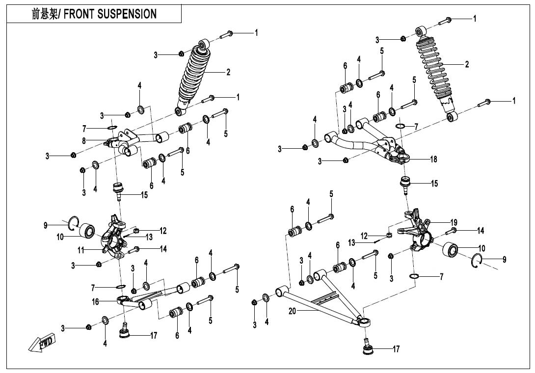 F05 - FRONT SUSPENSION