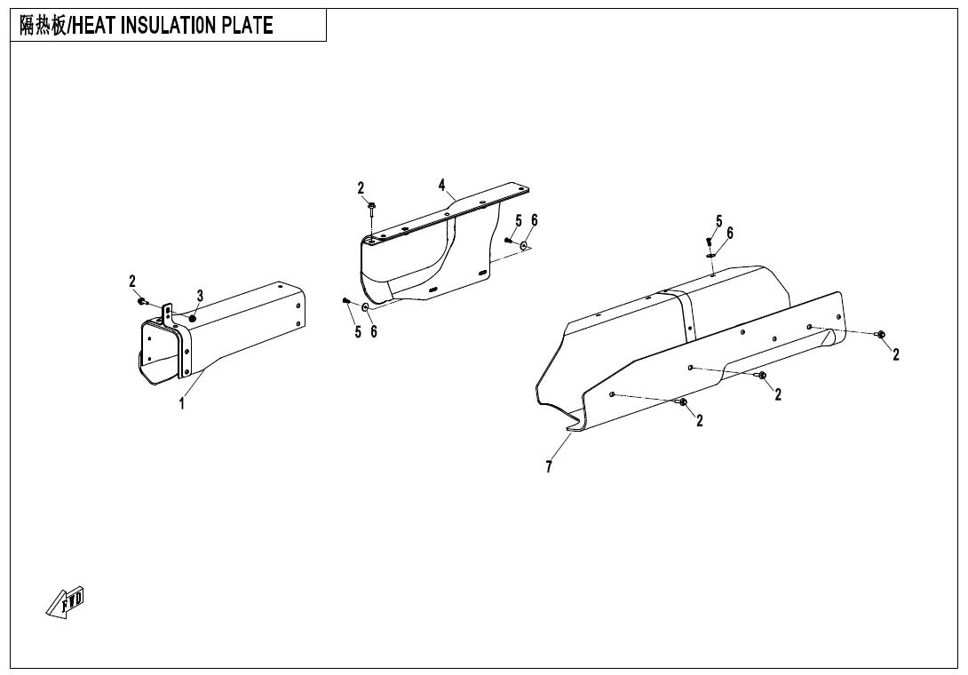 F02-2 - HEAT INSULATION PLATE