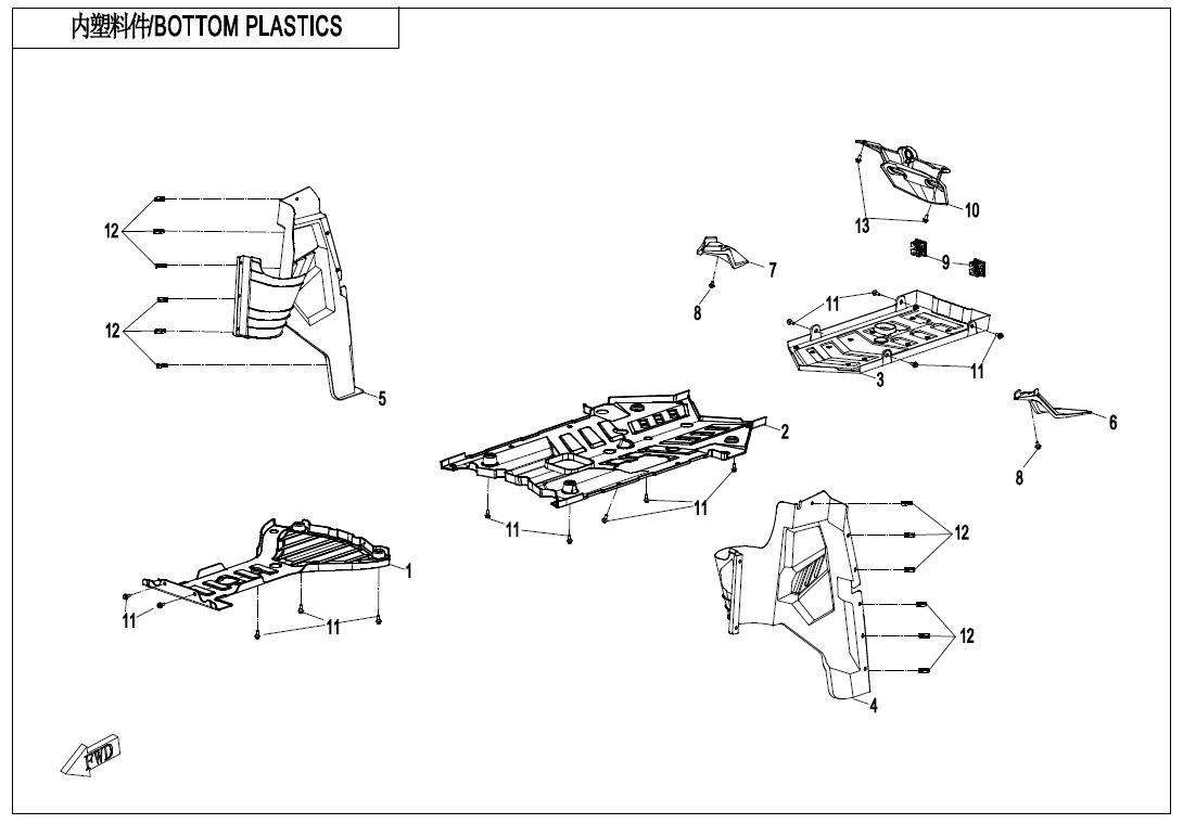F04-5 - BOTTOM PLASTICS
