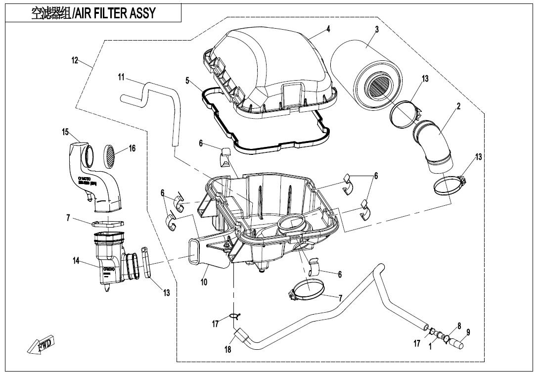 F41-V3 - AIR FILTER ASSY.
