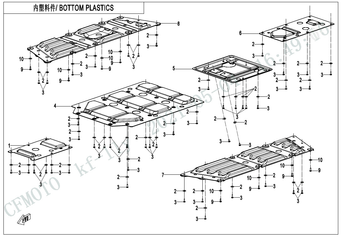 F04-5 - BOTTOM PLASTICS