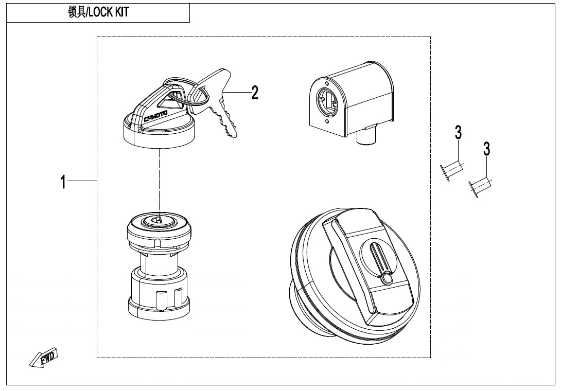 F01-A-V2 - LOCK KIT