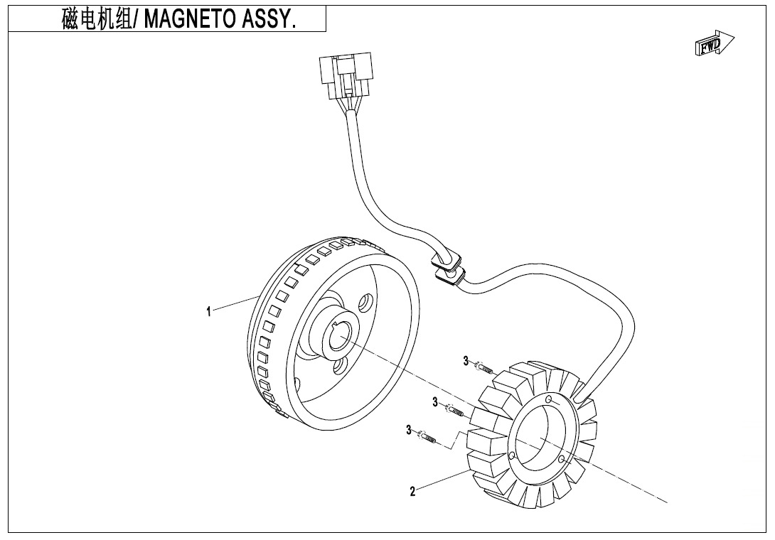 E03 - MAGNETO ASSY.
