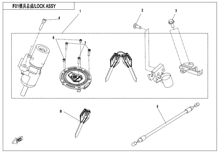 F01 - LOCK KIT