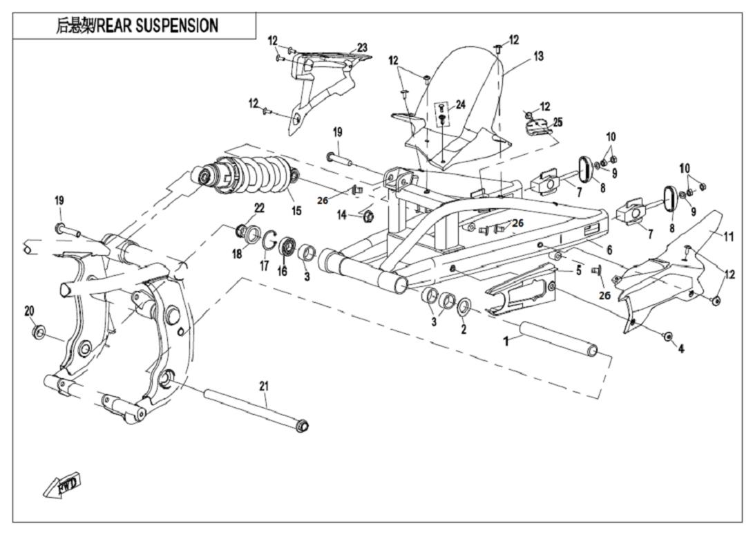 F06-V1 - REAR SUSPENSION(SHOCK ABSORBER-KYB)