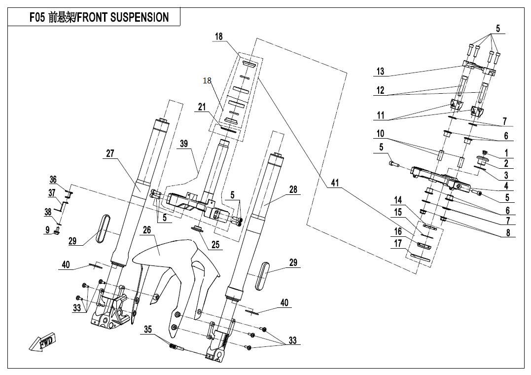 F05 - FRONT SUSPENSION