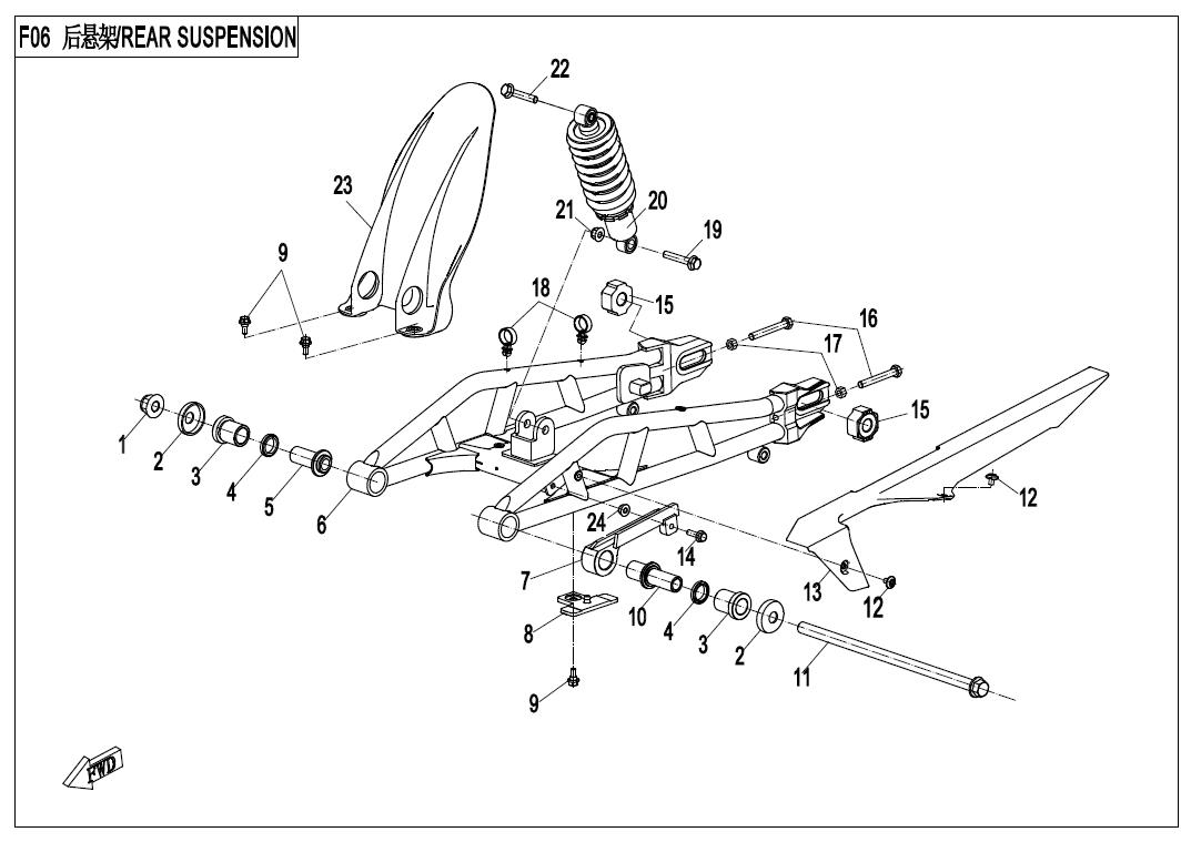 F06 - REAR SUSPENSION