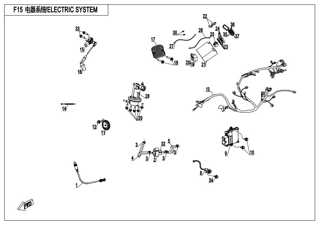 F15-B - ELECTRIC SYSTEM(NON ABS)