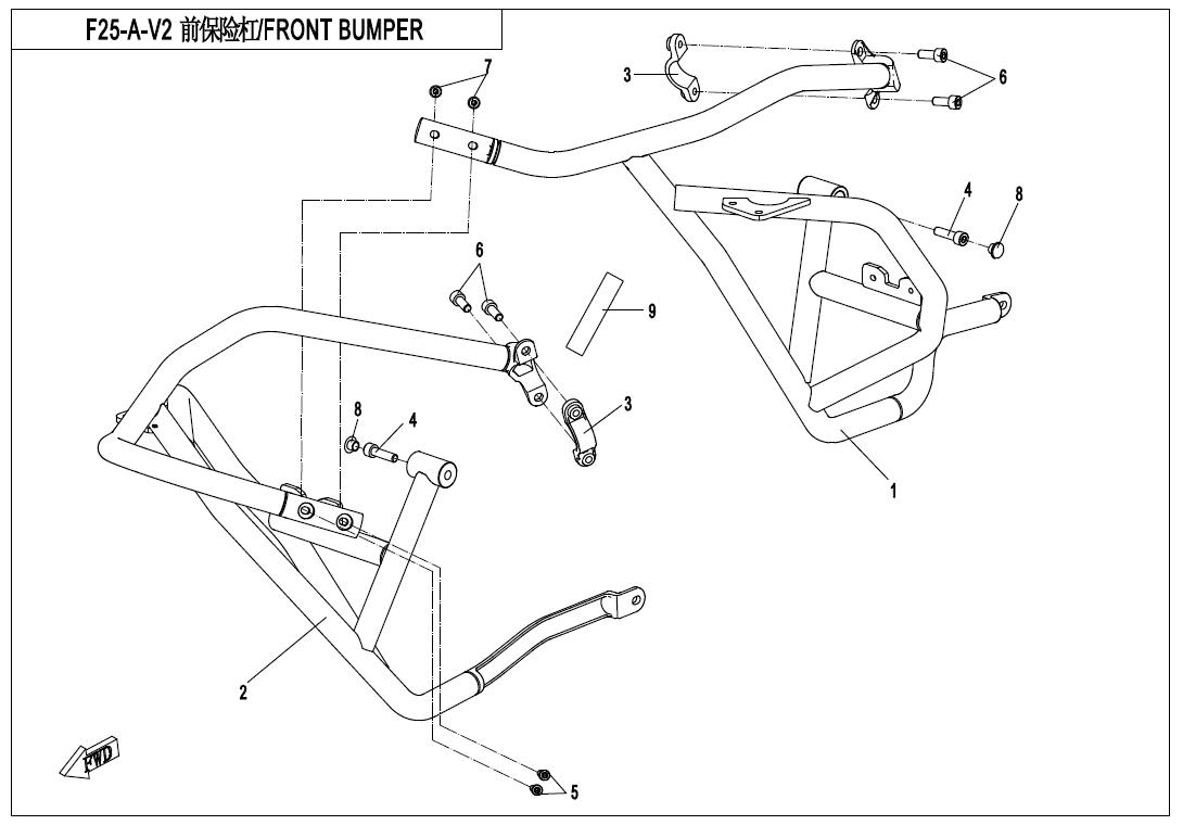 F25-A-V2 - FRONT BUMPER(NORMAL)
