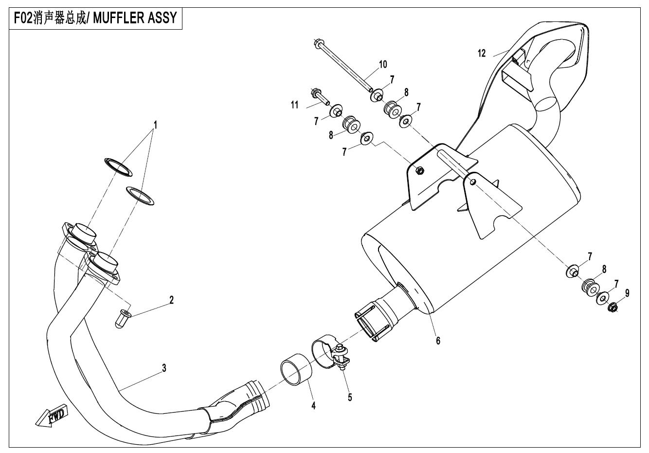 F02 - MUFFLER