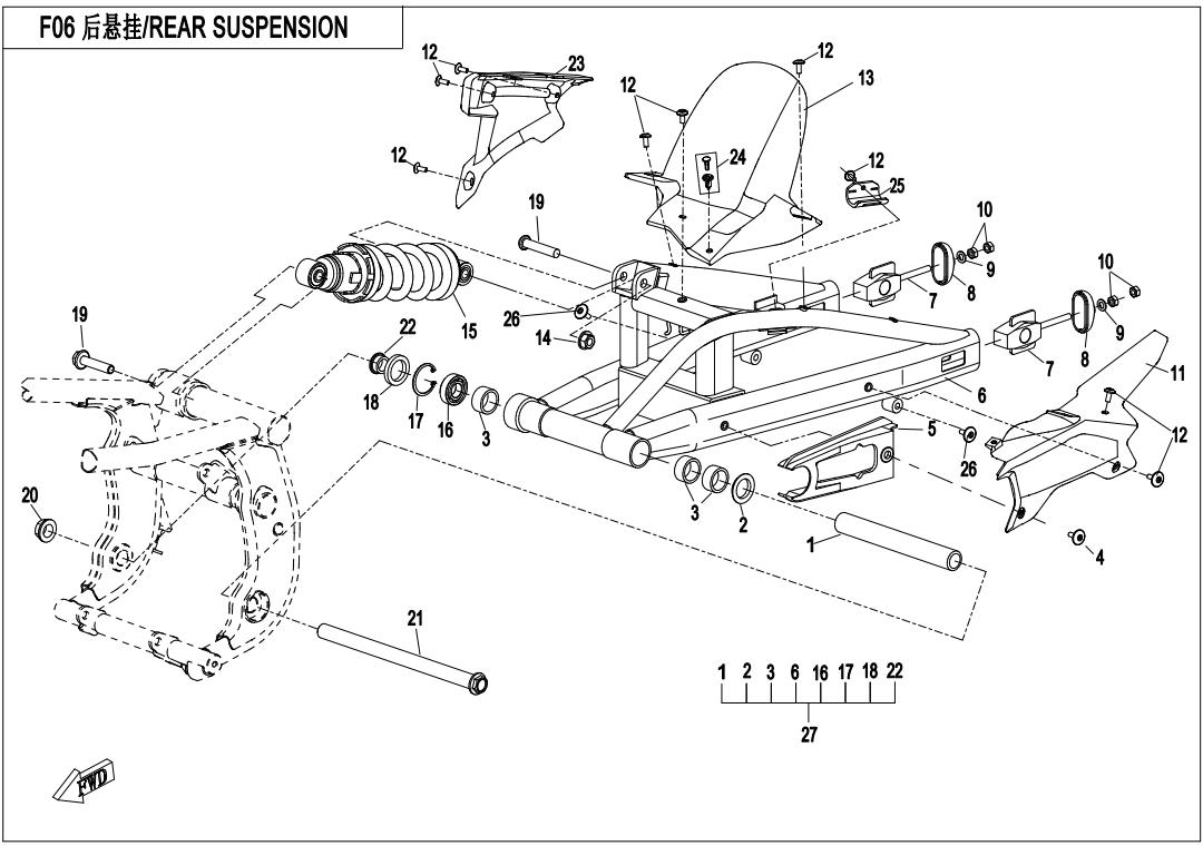 F06-V2 - REAR SUSPENSION (KYB(