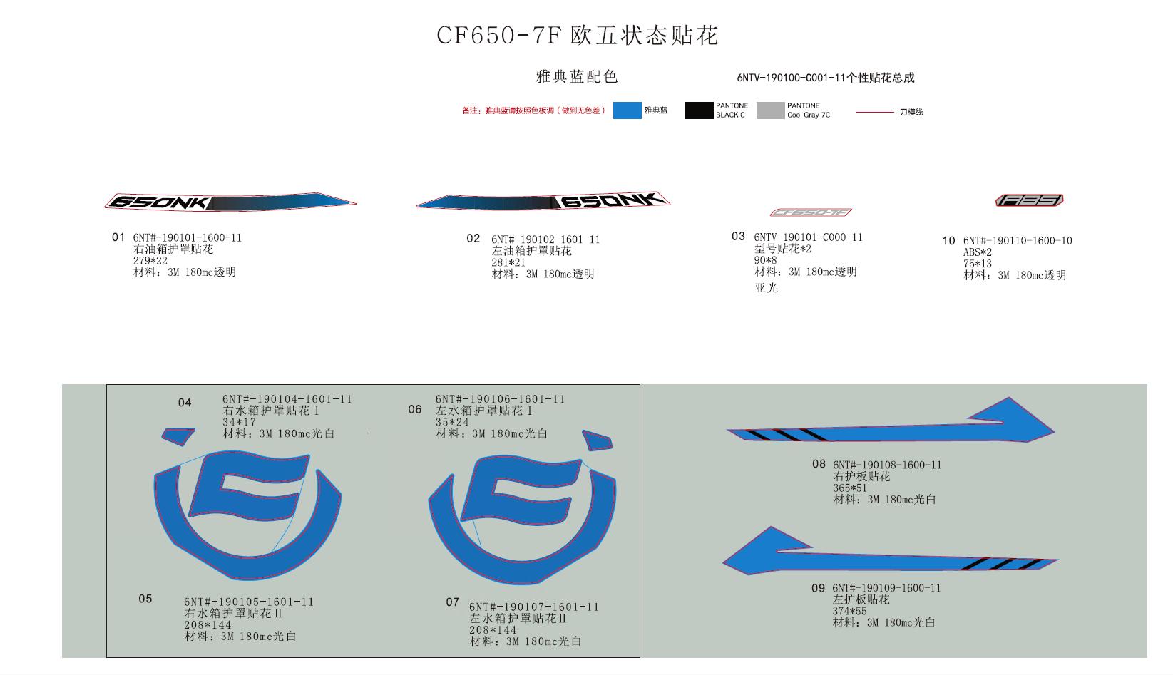 F19-C - DECAL (ATHENS BLUE)
