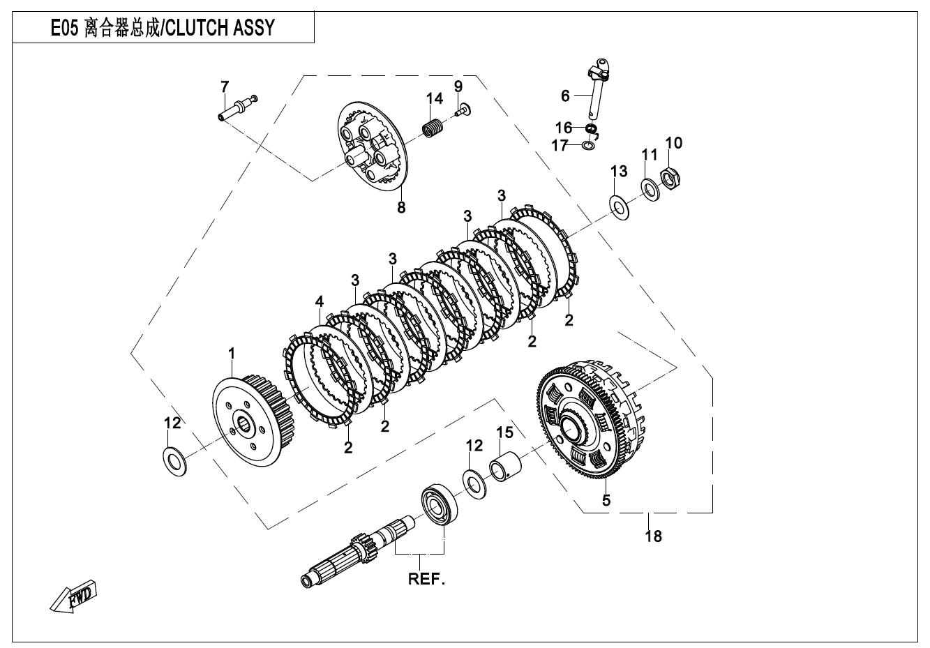E05 - CLUTCH