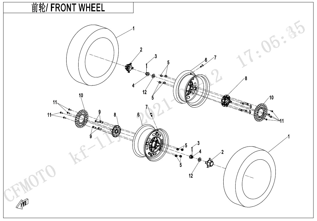 F07 - FRONT WHEEL