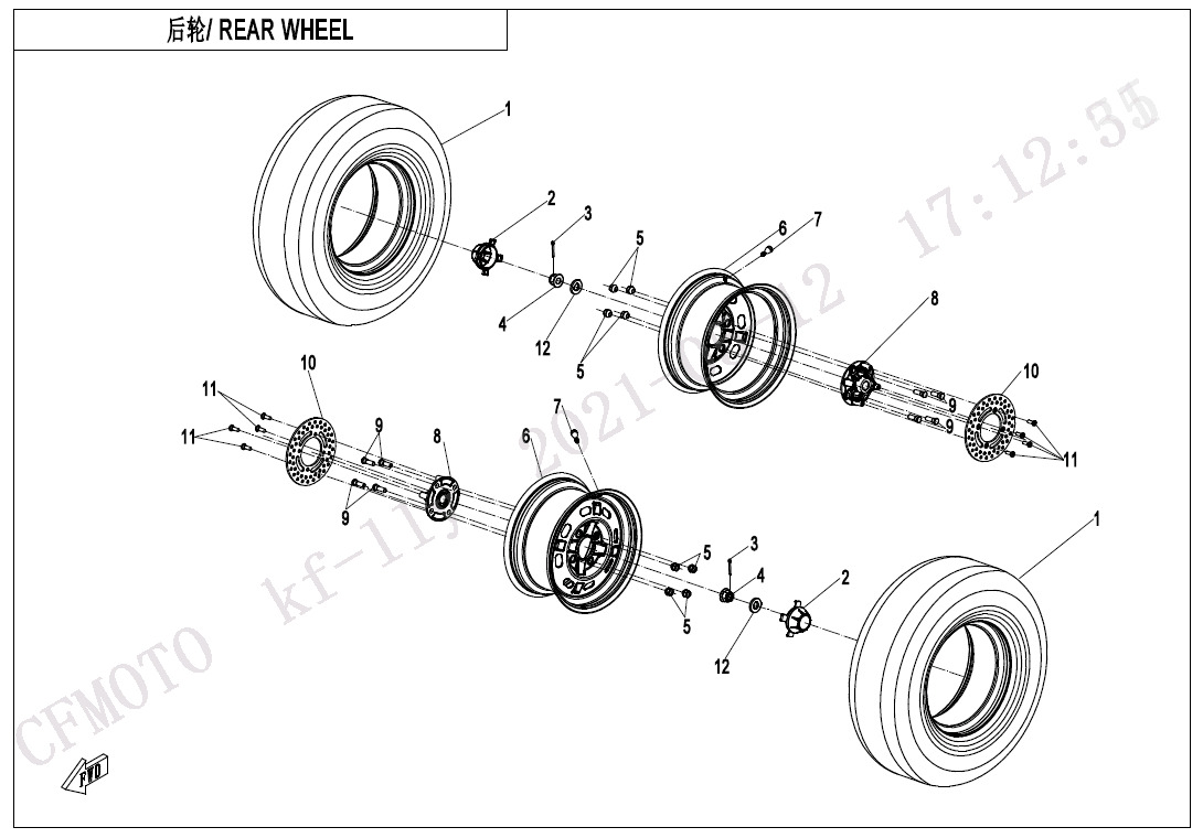 F11 - REAR WHEEL