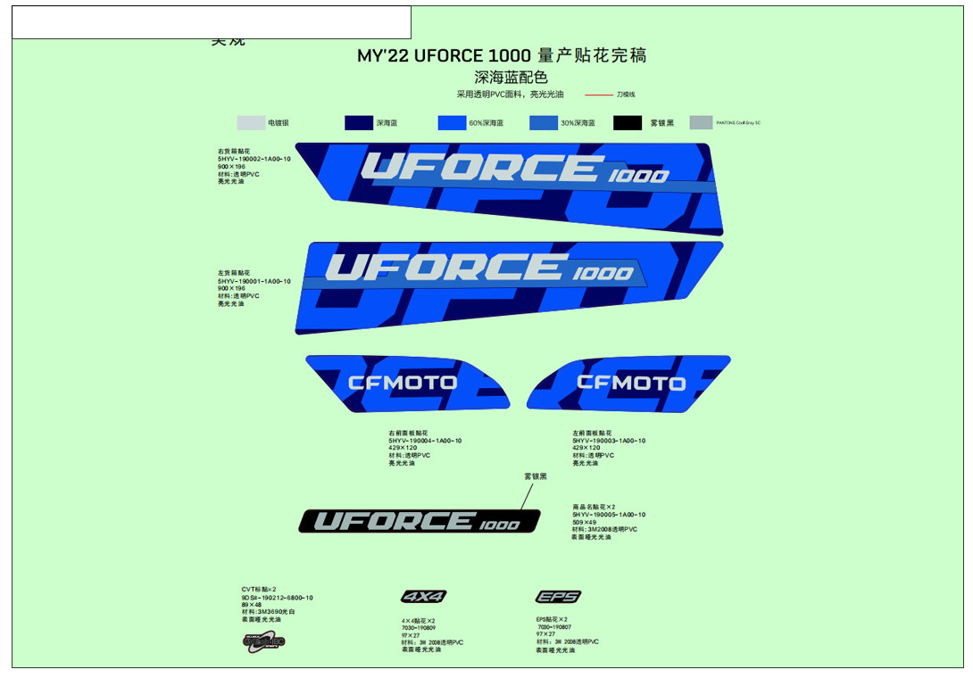 F19-2-D- DECAL KITS (MIDNIGHT BLUE)