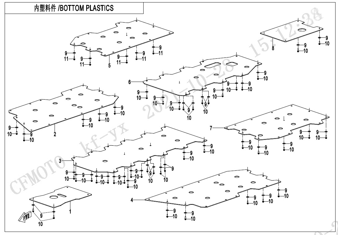 F04-8 - BOTTOM PLASTICS