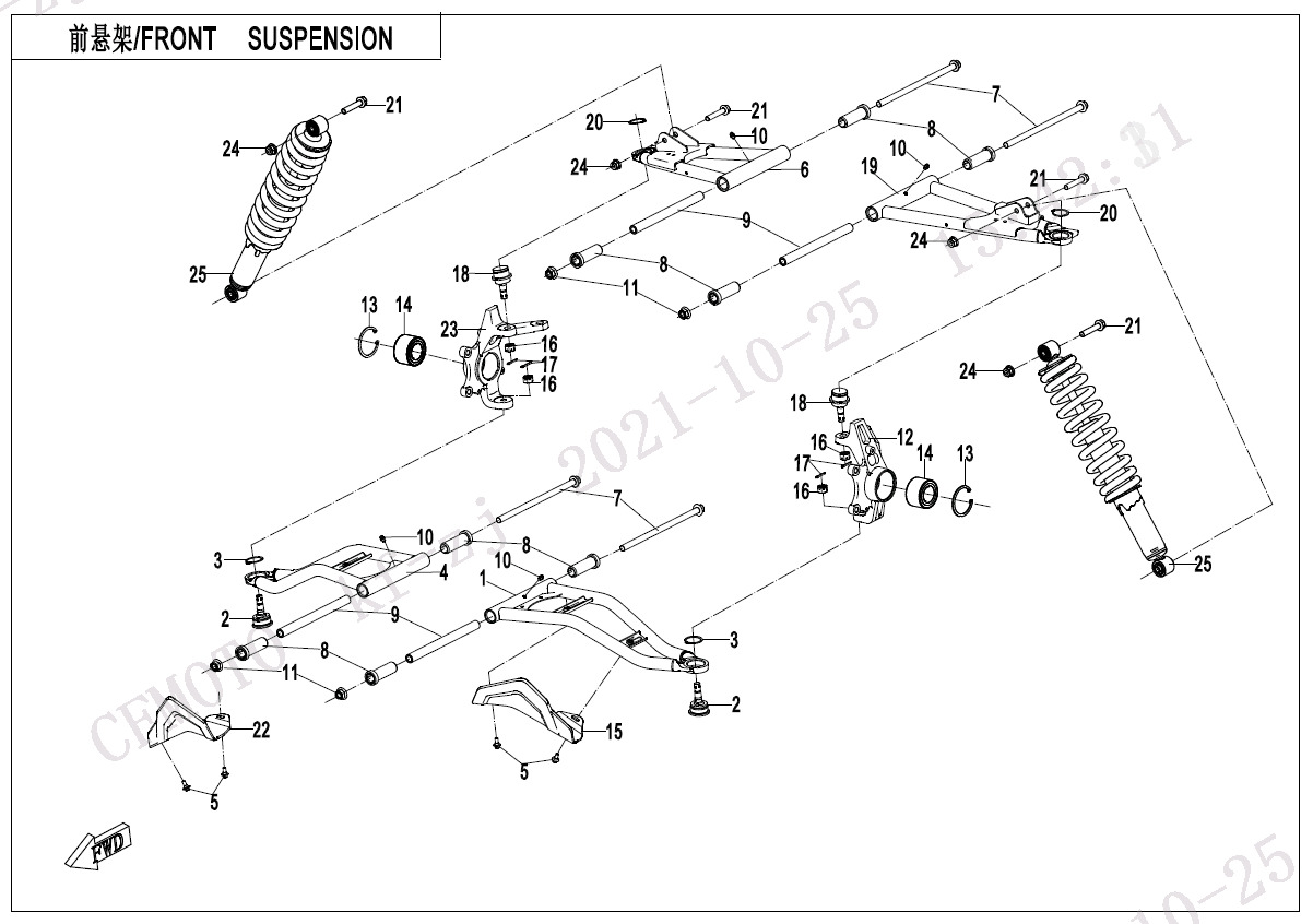 F05 - FRONT SUSPENSION