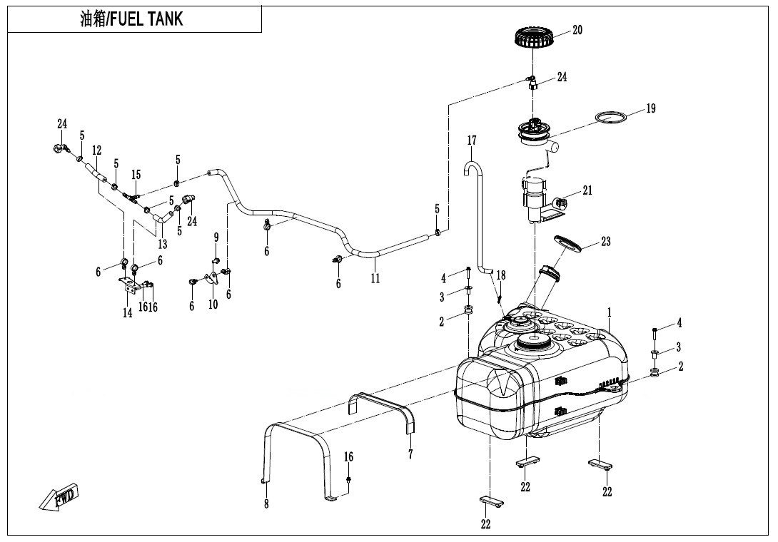 F12-B - FUEL TANK