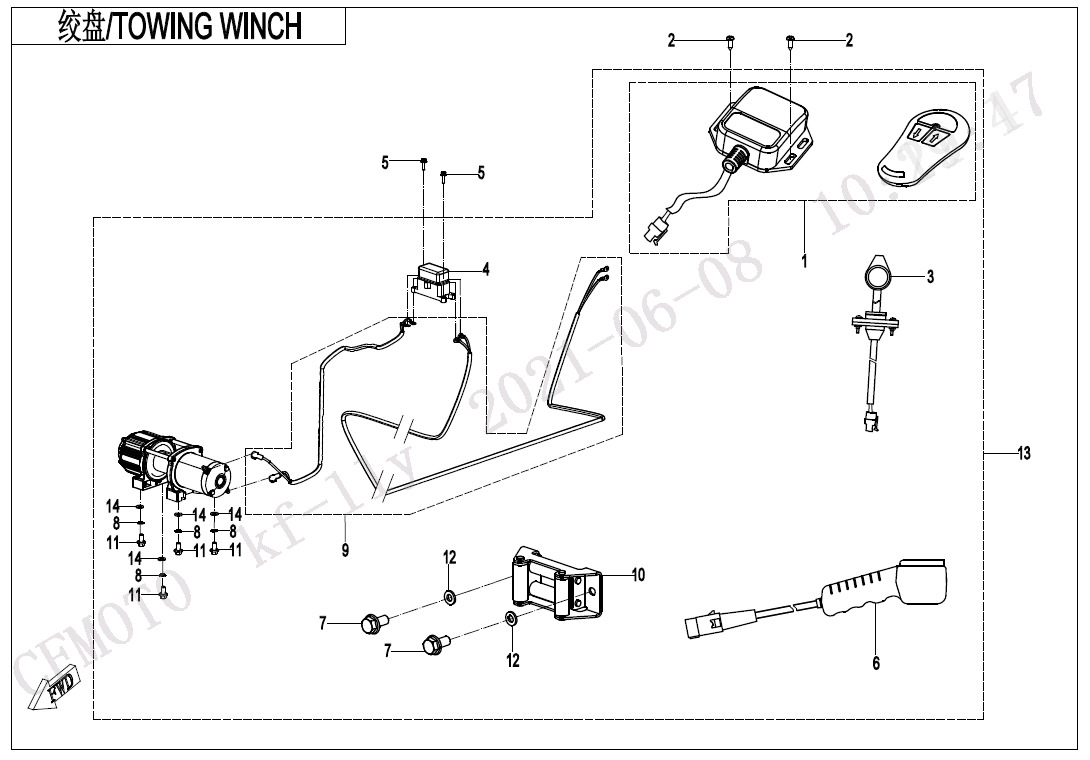 F15-2 - TOWING WINCH