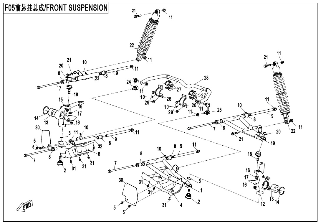 F05 - FRONT SUSPENSION