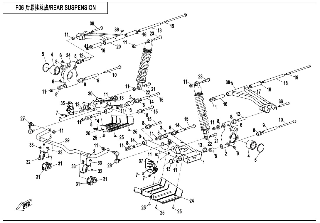 F06 - REAR SUSPENSION