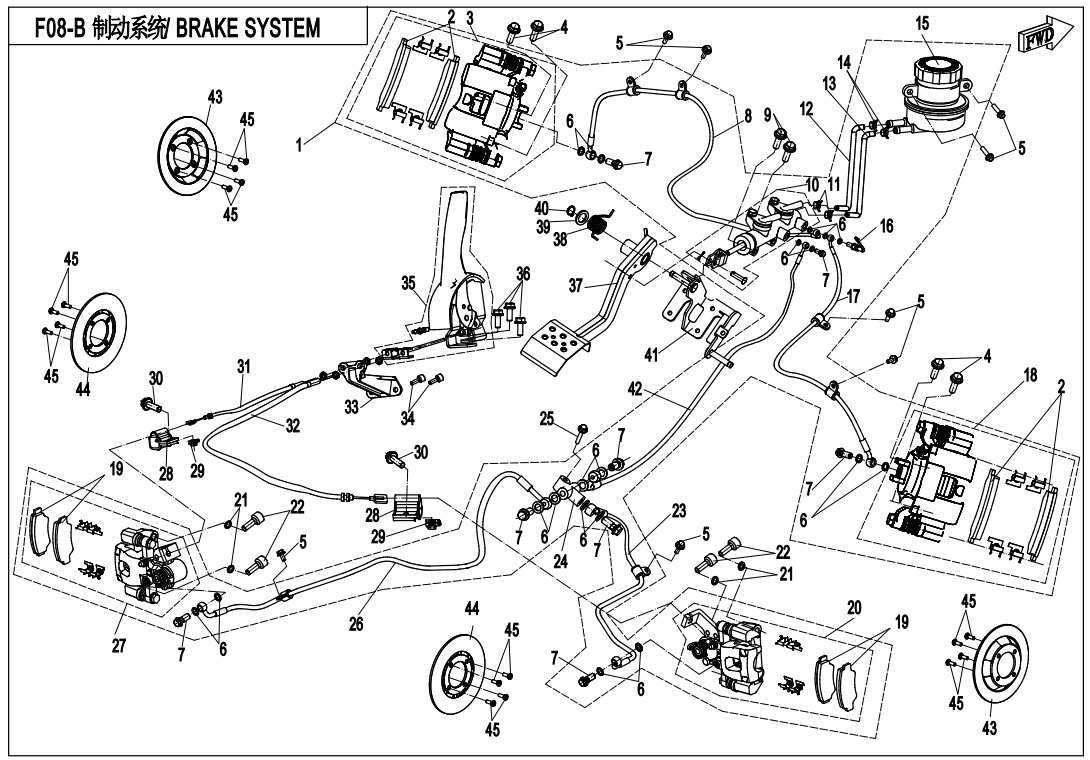 F08-C - BRAKE SYSTEM