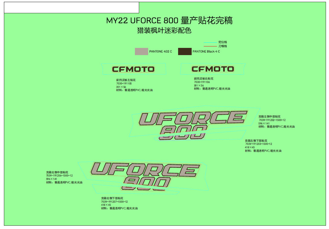 F19-H - DECAL KITS (TRUE TIMBER CAMO)